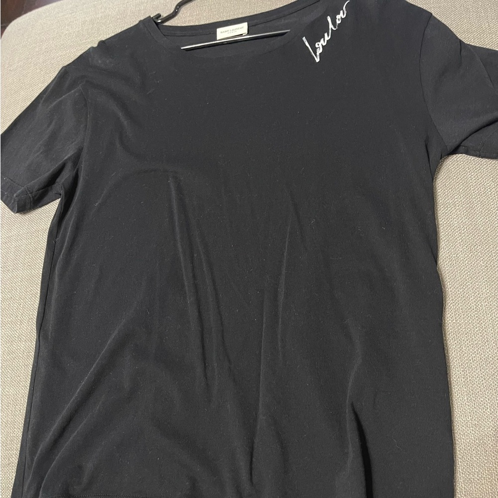 Saint Laurent ‘LouLou’ Black Tee